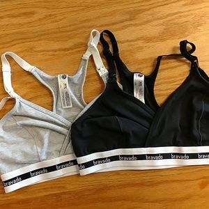 (2) Unused Bravado Nursing Bras size medium